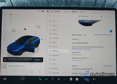 2024 Tesla Model 3 Long Range Dual Motor All-Wheel Drive/Rear-Wheel Drive from USA, damaged, VIN 5YJ3E1EA4RF815953
